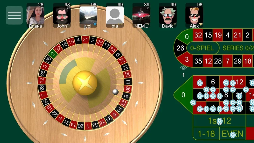 Roulette Online  [МОД Меню] Screenshot 3