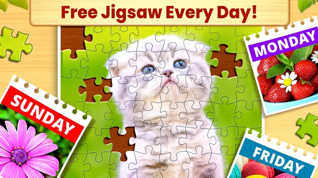 Jigsaw Puzzles: Picture Puzzle  [МОД Unlocked] Screenshot 3