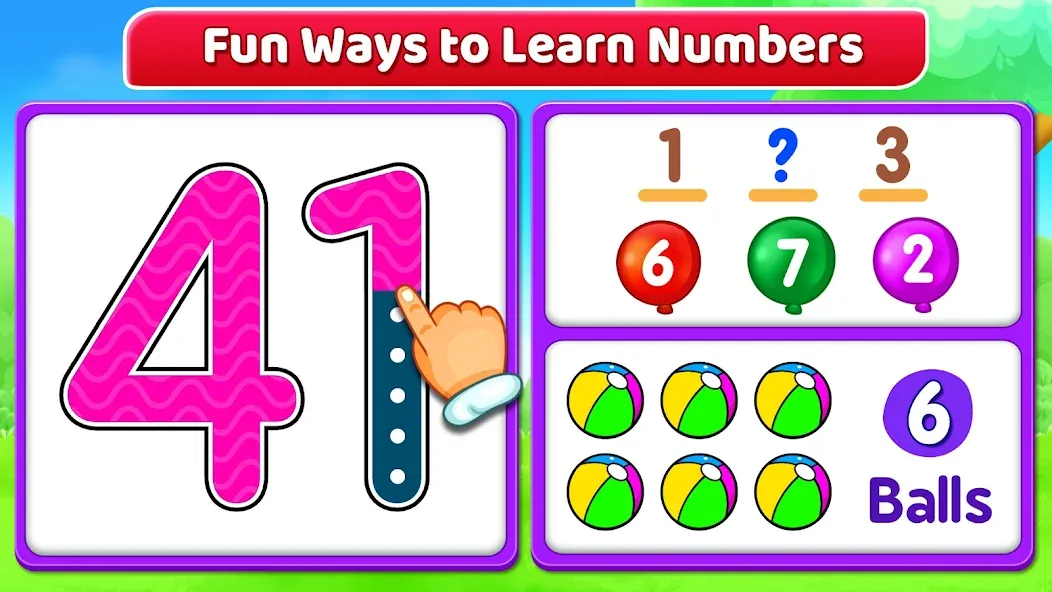 123 Numbers - Count & Tracing  [МОД Unlimited Money] Screenshot 2