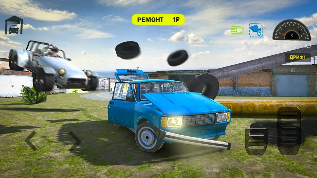 Car Crash Racing - Russia (Кар Краш Рейсинг)  [МОД Бесконечные деньги] Screenshot 4