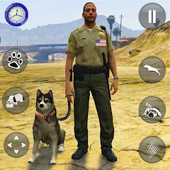 Взлом Toby Police Dog Sim: Dogs Game  [МОД Много монет] - последняя версия apk на Андроид