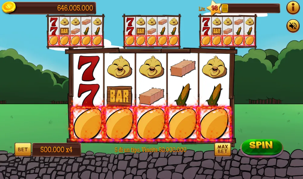 Slot Gallina 4 (Слот Галлина 4)  [МОД Unlocked] Screenshot 5