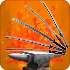 Скачать взломанную Katana Collection : blacksmith  [МОД Unlocked] - полная версия apk на Андроид