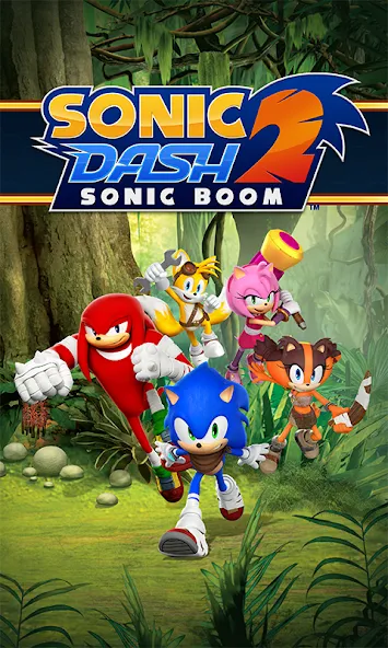 Sonic Dash 2: Sonic Boom Run (Соник Дэш 2)  [МОД Бесконечные монеты] Screenshot 1