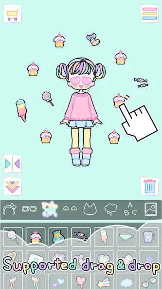 Pastel Girl : Dress Up Game  [МОД Mega Pack] Screenshot 3