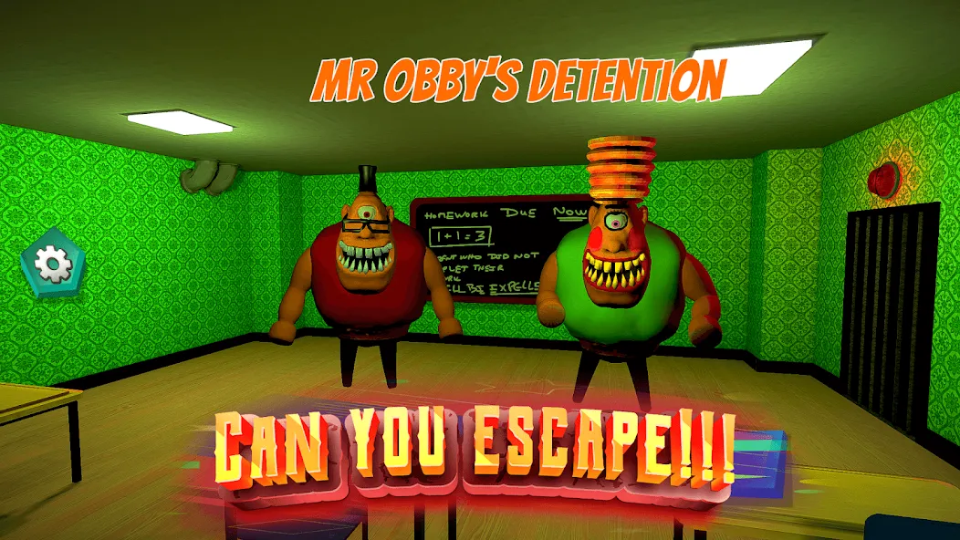 Mr Obby's Detention  [МОД Много денег] Screenshot 1