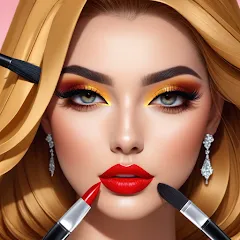 Взлом Fashion Artist: Makeup Game  [МОД Много денег] - последняя версия apk на Андроид