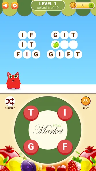 Word Market  [МОД Unlocked] Screenshot 1