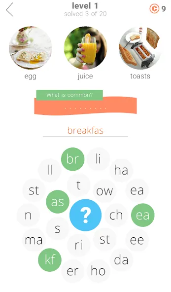 3 Circles: Word Game  [МОД Unlimited Money] Screenshot 1