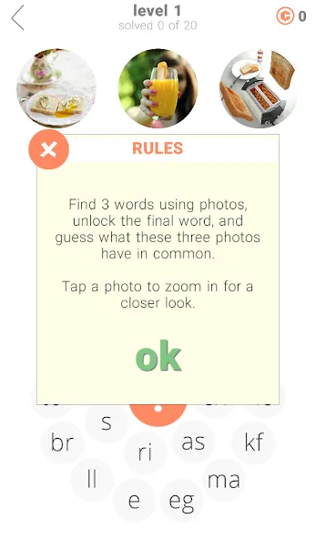 3 Circles: Word Game  [МОД Unlimited Money] Screenshot 2