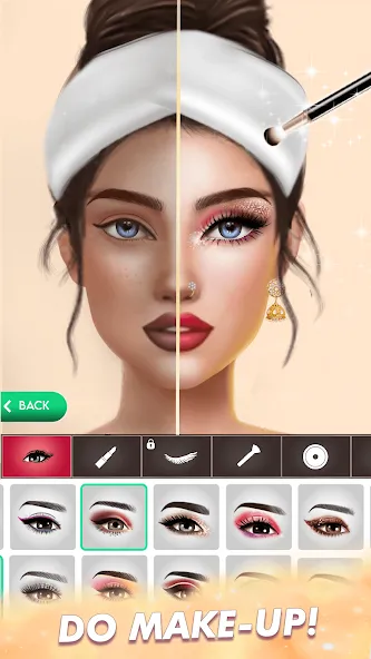 Makeup, Fashion Dress up Games  [МОД Много монет] Screenshot 1