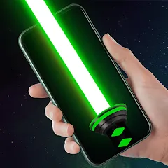 Скачать взломанную Lightsaber Gun Simulator  [МОД Unlocked] - последняя версия apk на Андроид