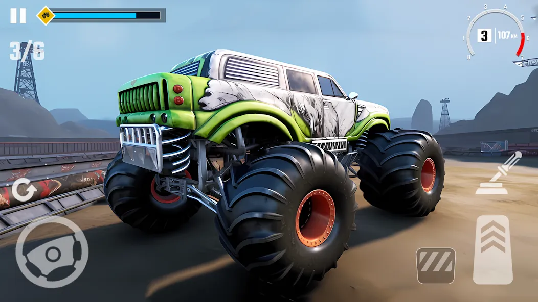 4x4 Monster Truck Racing Games (Монстр Трак Гонки игры)  [МОД Меню] Screenshot 5