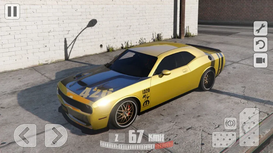 Simulator Dodge Demon Parking (Симулятор парковки  )  [МОД Unlimited Money] Screenshot 5