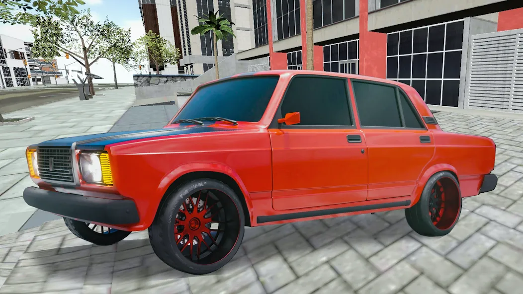 Drive Classic VAZ 2107 Parking  [МОД Бесконечные монеты] Screenshot 1