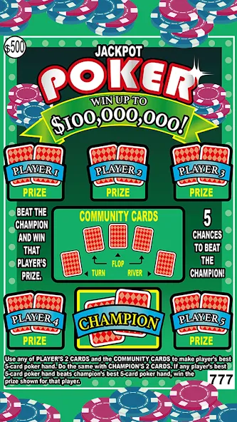 Scratch Off Lottery Scratchers  [МОД Меню] Screenshot 4