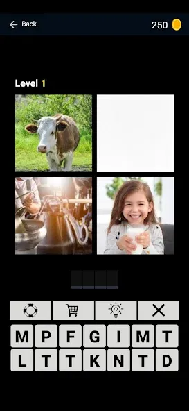 Puzzle: 4 pics 1 word offline  [МОД Бесконечные деньги] Screenshot 3