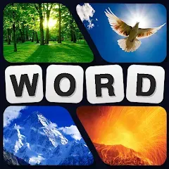 Взлом Puzzle: 4 pics 1 word offline  [МОД Бесконечные деньги] - полная версия apk на Андроид