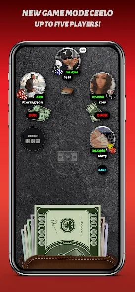 Phone Dice™ Street Dice Game (Фон Дайс Стрит Дайс Гейм)  [МОД Бесконечные монеты] Screenshot 3