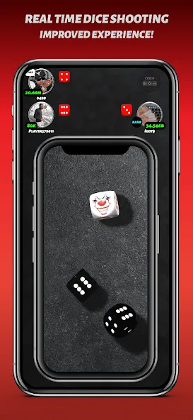 Phone Dice™ Street Dice Game (Фон Дайс Стрит Дайс Гейм)  [МОД Бесконечные монеты] Screenshot 5