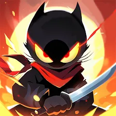 Скачать взлом Ninja Cat - Idle Arena (Крейзи Ниндзя Кэт)  [МОД Unlimited Money] - стабильная версия apk на Андроид