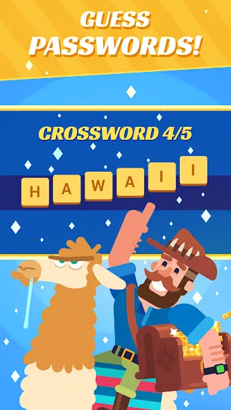 Crossword Islands:Daily puzzle  [МОД Бесконечные монеты] Screenshot 1