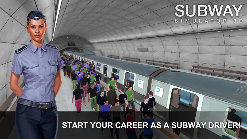 Subway Simulator 3D  [МОД Бесконечные деньги] Screenshot 1