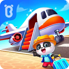 Взломанная Baby Panda's Airport  [МОД Много монет] - последняя версия apk на Андроид