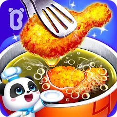 Скачать взлом Little Panda's Space Kitchen  [МОД Unlocked] - стабильная версия apk на Андроид