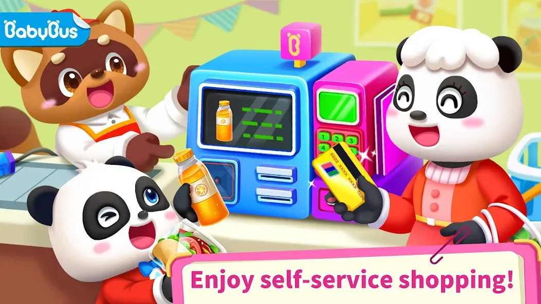 Baby Panda's Supermarket  [МОД Все открыто] Screenshot 1