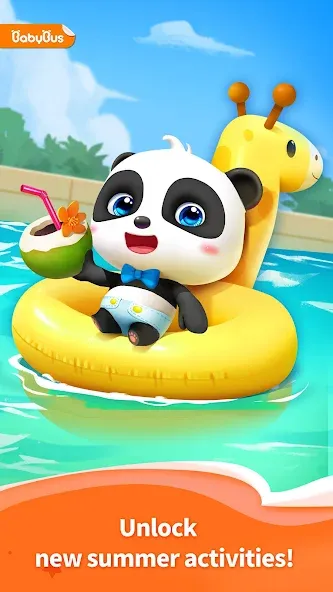 Talking Baby Panda-Virtual Pet  [МОД Много монет] Screenshot 1