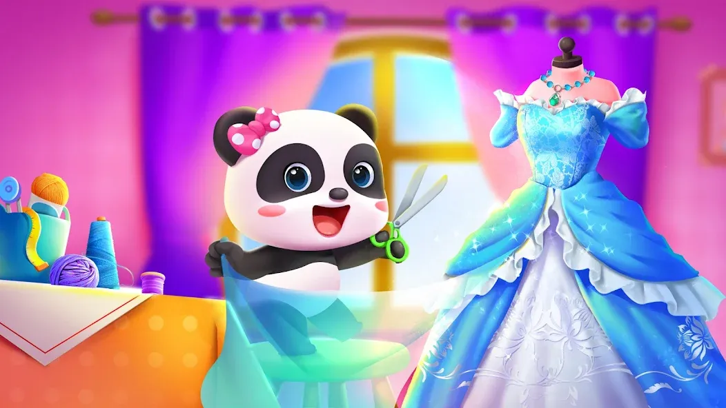 Baby Panda's Fashion Dress Up  [МОД Меню] Screenshot 1