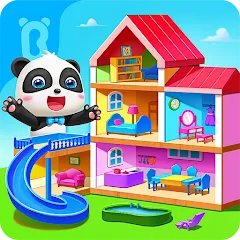 Скачать взломанную Baby Panda's House Games  [МОД Меню] - последняя версия apk на Андроид