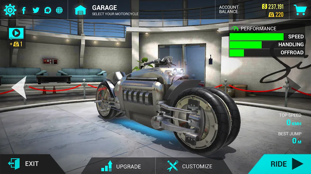 Ultimate Motorcycle Simulator (Ультимативный Мотоциклетный Симулятор)  [МОД Unlocked] Screenshot 2