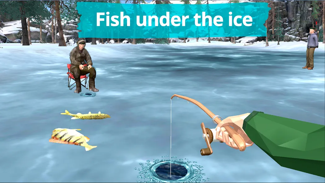 Fishing in the Winter. Lakes.  [МОД Unlocked] Screenshot 1