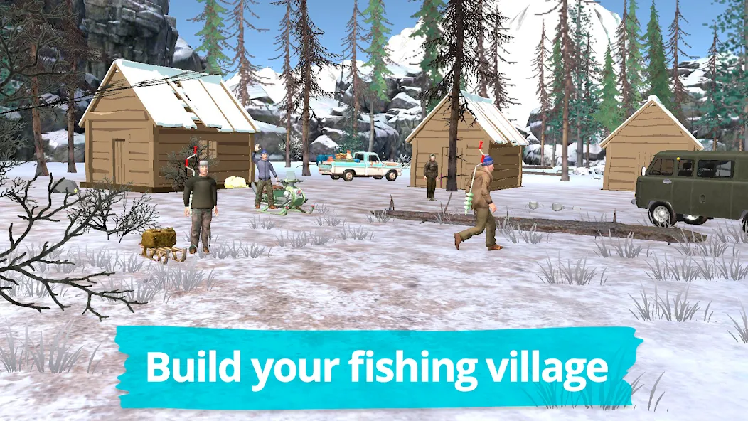 Fishing in the Winter. Lakes.  [МОД Unlocked] Screenshot 2