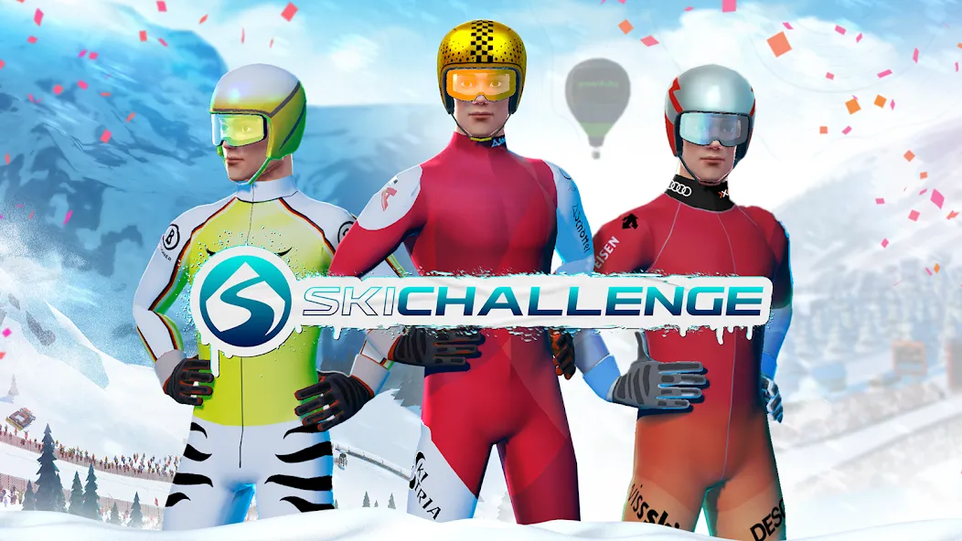 Ski Challenge (Ски Челлендж)  [МОД Бесконечные деньги] Screenshot 1