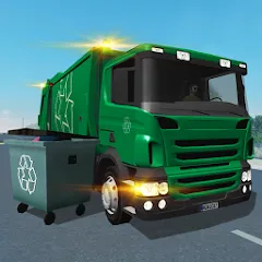 Скачать взломанную Trash Truck Simulator (Трэш Трак Симулятор)  [МОД Меню] - стабильная версия apk на Андроид