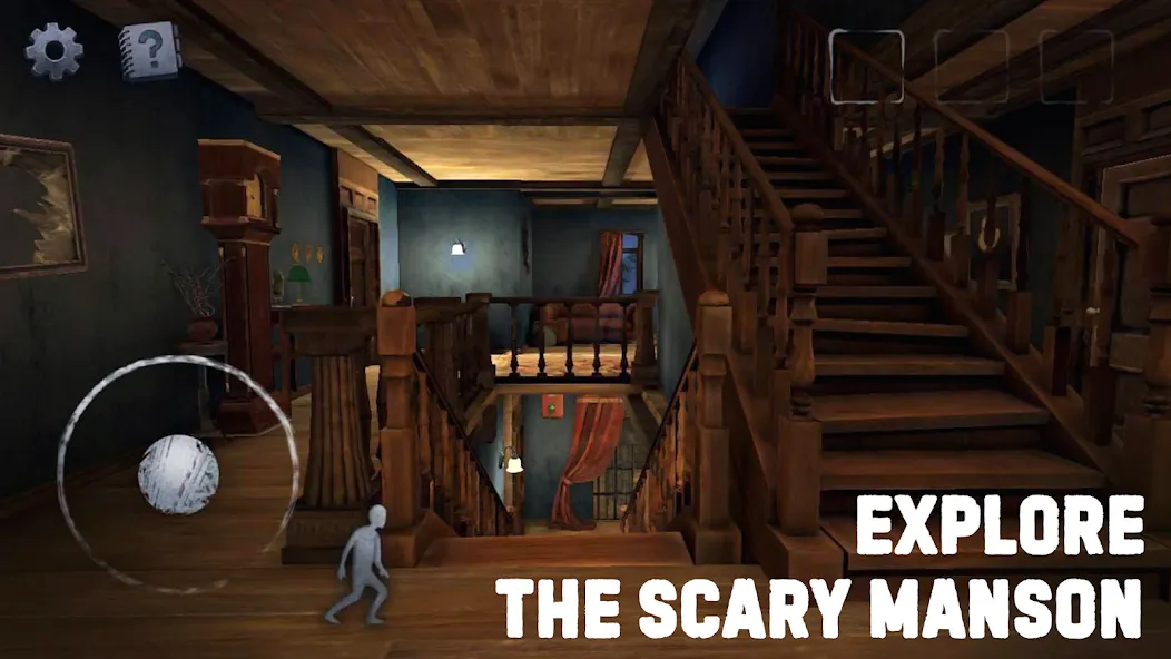 Scary Mansion: Horror Game 3D  [МОД Бесконечные деньги] Screenshot 2