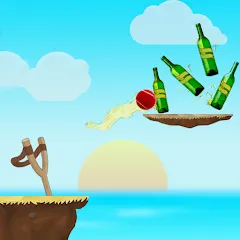 Взломанная Hit Bottles Knock Down 2  [МОД Unlimited Money] - стабильная версия apk на Андроид