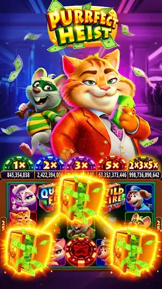 Fat Cat Casino - Slots Game (Фэт Кэт Казино)  [МОД Все открыто] Screenshot 3