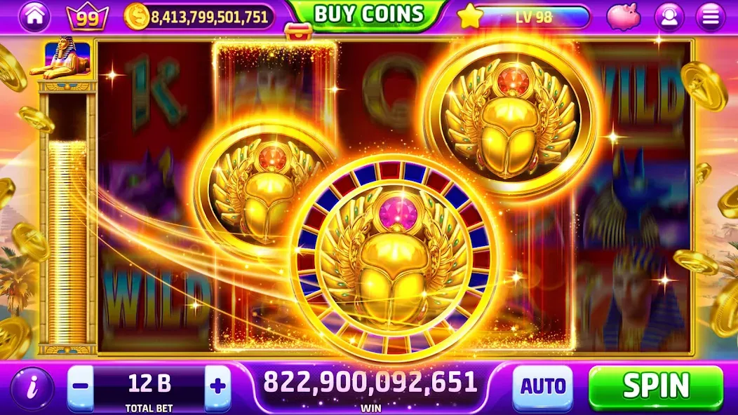 Golden Casino - Slots Games (Голден Казино)  [МОД Menu] Screenshot 4