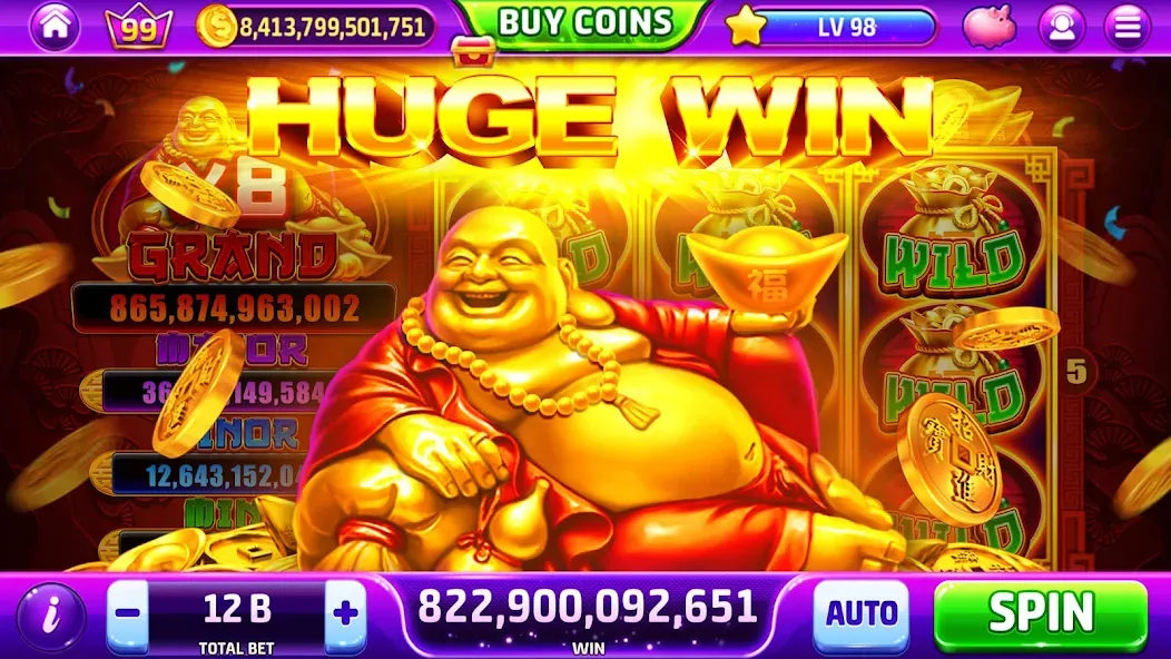 Golden Casino - Slots Games (Голден Казино)  [МОД Menu] Screenshot 5