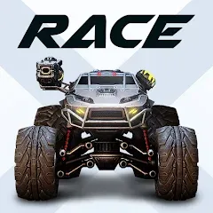 Скачать взломанную RACE: Rocket Arena Car Extreme (РЕЙС)  [МОД Много монет] - полная версия apk на Андроид