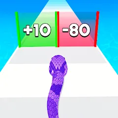 Взлом Snake Run Race・3D Running Game (Снейк Ран Рейс)  [МОД Меню] - стабильная версия apk на Андроид