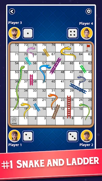 Snakes and Ladders - Ludo Game (Змеи и лестницы)  [МОД Unlimited Money] Screenshot 2