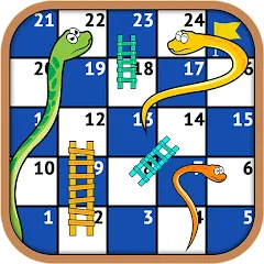 Взломанная Snakes and Ladders - Ludo Game (Змеи и лестницы)  [МОД Unlimited Money] - полная версия apk на Андроид