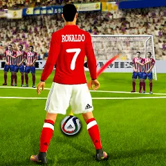 Скачать взломанную Soccer Kick Football Champion  [МОД Unlocked] - стабильная версия apk на Андроид