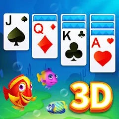 Скачать взлом Solitaire 3D Fish  [МОД Mega Pack] - последняя версия apk на Андроид