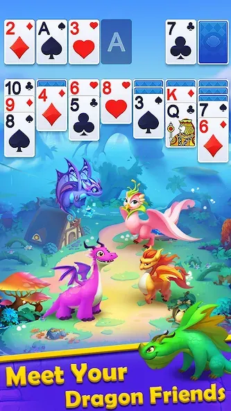 Solitaire Dragons  [МОД Меню] Screenshot 4